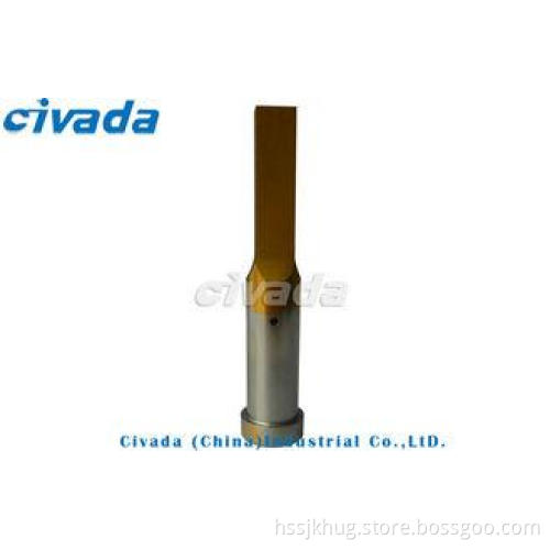 Square SKD11 steel punches 62 HRC Fibro R0.8 Polishing for